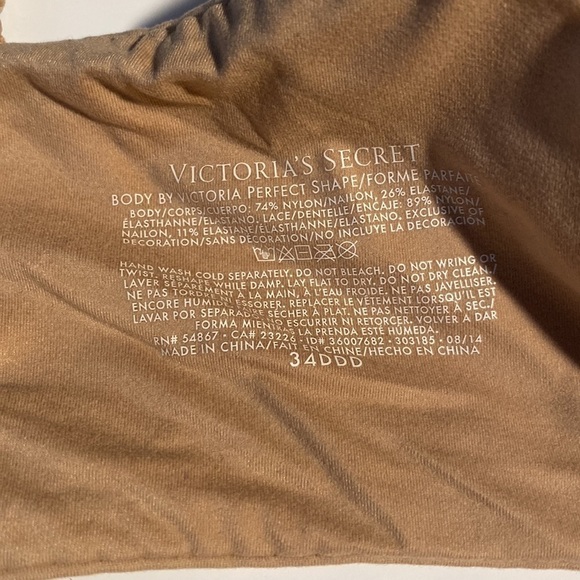 Nude 34DDD Body By Victoria Perfect Coverage Bra - Picture 6 of 9
